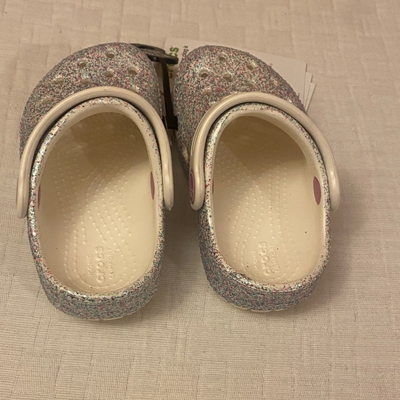 CROCS Kids Glitter Clogs - Shimmering Multicolor - Picture 4 of 7